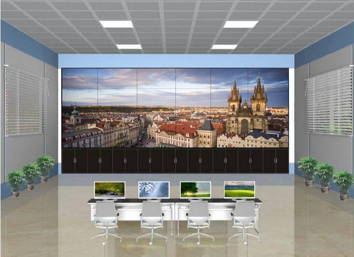 三星3.5mm超窄边55寸液晶拼接屏